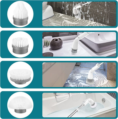Multifunctional Toilet Tile Wireless Electric Cleaning Brush -  Elite Bridge
