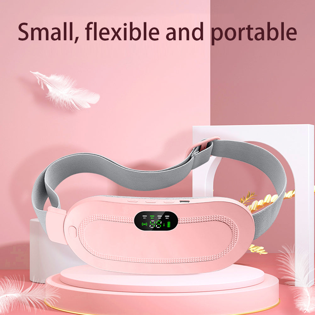 Menstrual Heating Pad Smart Warm Belt Relief Waist Pain Cramps Vibrating Abdominal Massager Electric Waist Belt Device -  Elite Bridge